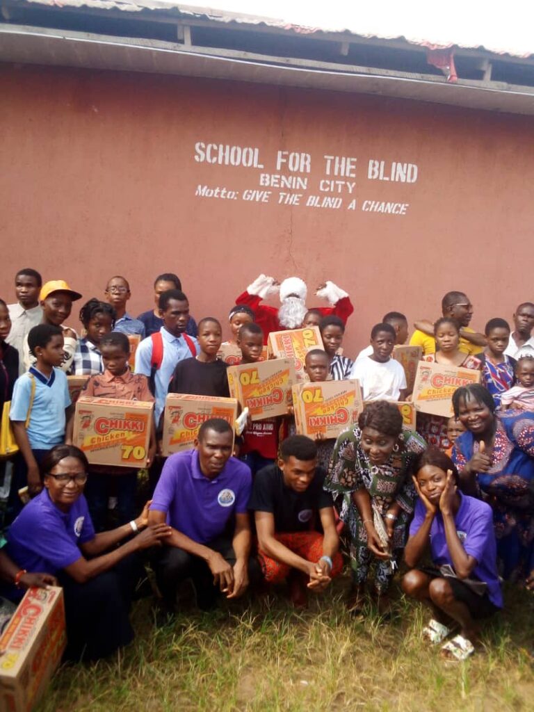 Visit to the school of the blind